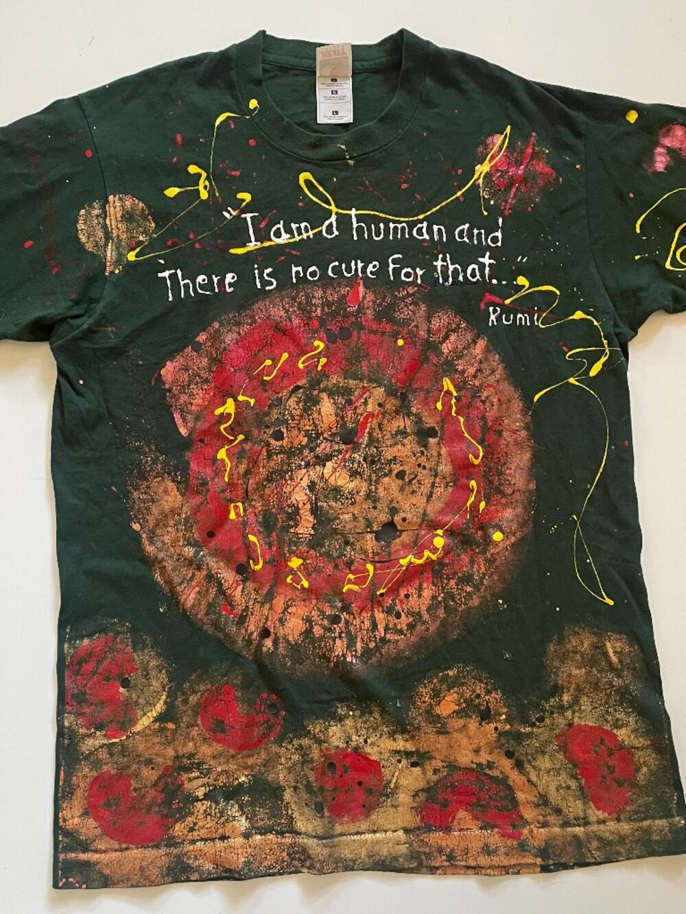 vintage single stitch handpainted shirt